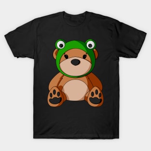 Frog Hat Teddy Bear T-Shirt